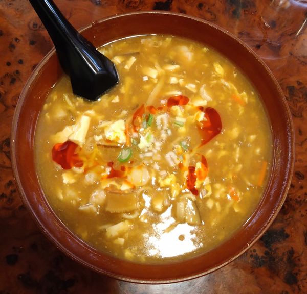 「酸辣麺＋蒸し餃子」@氷花餃子 小田原店の写真