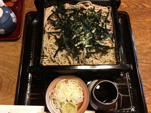 「のりそば」@そばところ 奈利川の写真