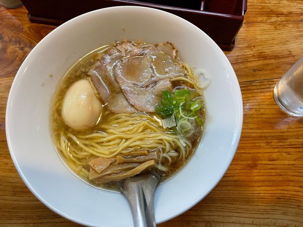 「中華そば　煮卵」@中華そば 白華楼の写真