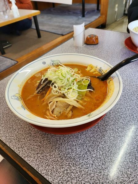 「辛口味噌野菜ラーメン」@テンホウ 岡谷長地店の写真
