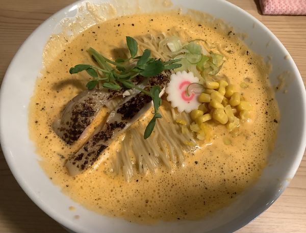 「ボンゴレロッソヌードル　大盛」@クラム&チキンヌードル クラチキの写真