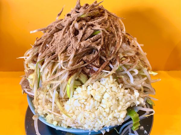 「小ラーメン しょうが ねぎ おさかな天国」@ラーメン二郎 八王子野猿街道店2の写真