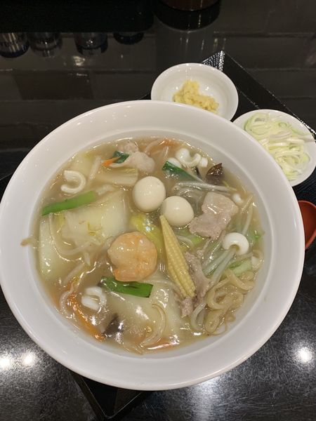 「五目あんかけタンメン980円」@湯菜坊の写真