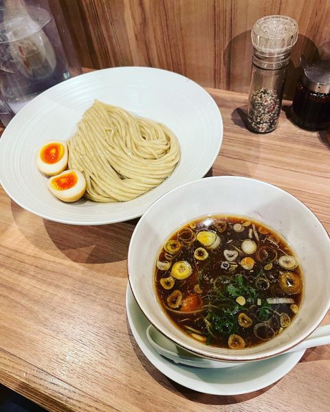 「味玉醤油つけ」@麺処 ほん田 秋葉原本店の写真
