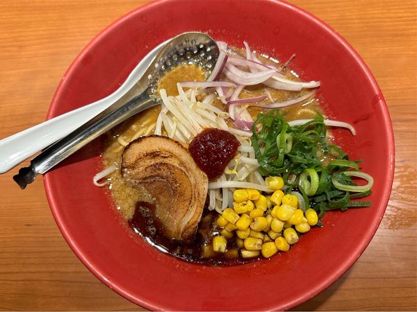 「味噌赤丸+チャーハンセット」@一風堂 名古屋平針店の写真