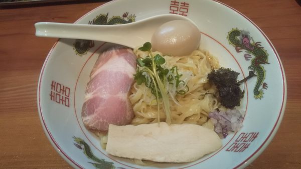 「サッポロラガー赤星→まぜSOBA(¥550+880)」@麺処 源玄の写真