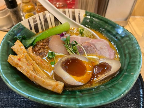 「特製　担々麺」@つけ麺 たけもとの写真