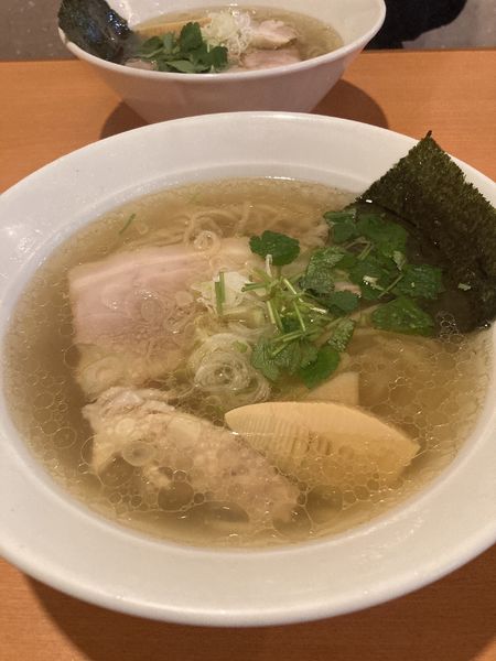 「淡麗鶏塩そば大盛」@麺匠 清兵衛の写真