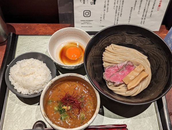 「限定満天　和牛味噌つけ麺」@つけ麺 繁田の写真
