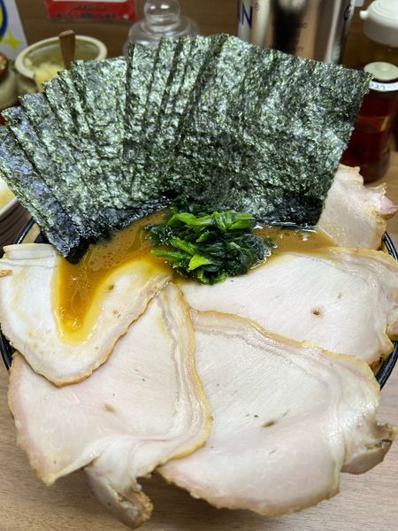 「チャーシューメン　のり」@ラーメン林家 木更津店の写真