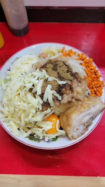 「まぜそば小」@鷹の目 大宮店の写真