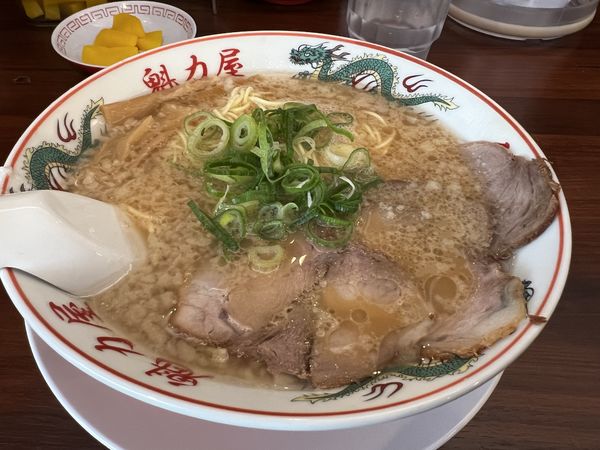 「こく旨+焼き飯定食（餃子）」@ラーメン魁力屋 取手店の写真