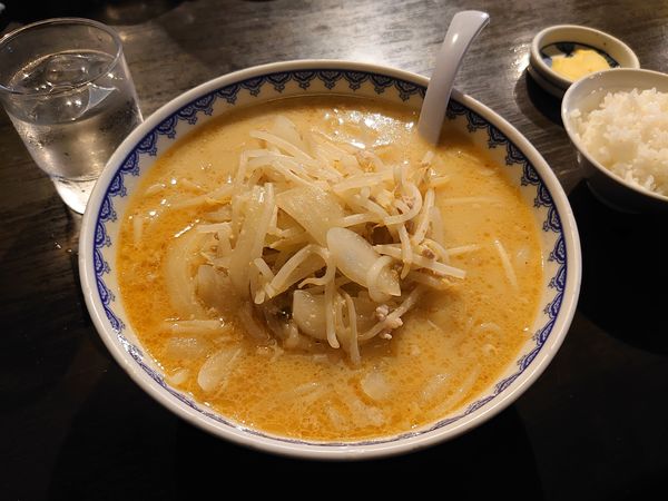 「味噌ラーメン 並」@ごはん処 食堂ミサ あらい道の駅店の写真