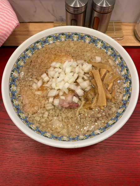 「【限定】背脂煮干中華そば 1,200円」@麺創庵 砂田の写真