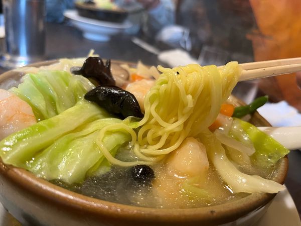 「えびそば　1100円」@中国海鮮料理 住吉飯店の写真