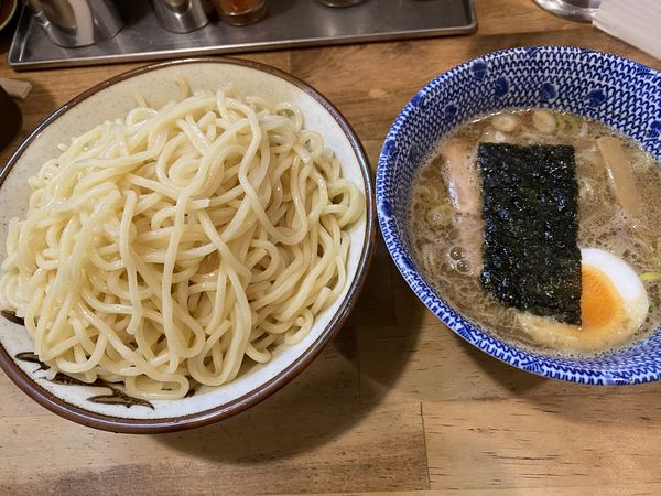 「魚節つけ麺 中盛450g 940」@たまがわやの写真