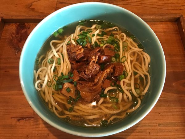 「まかない肉そば　780円」@Okinawa Soba EIBUNの写真