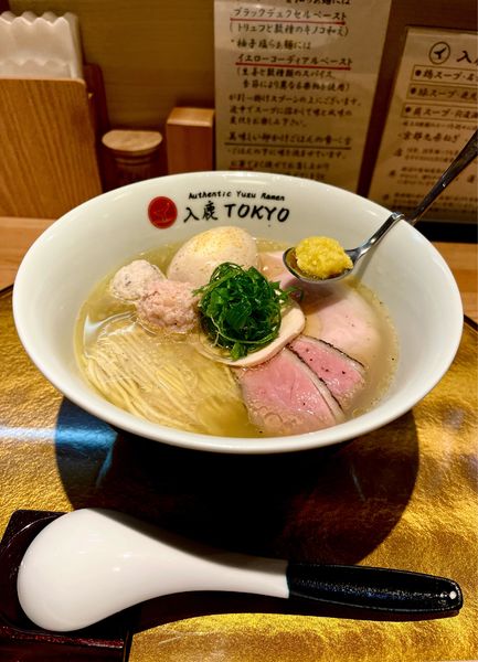 「特製柚子塩らぁ麺」@入鹿（IRUCA）-Tokyo-の写真