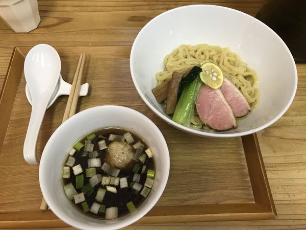 「鴨のつけ麺」@らぁ麺屋鴨の写真