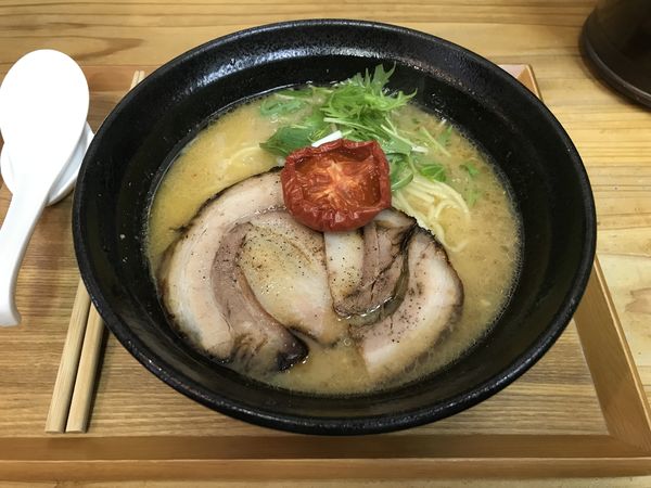 「味噌SOBA」@鶏と魚の写真