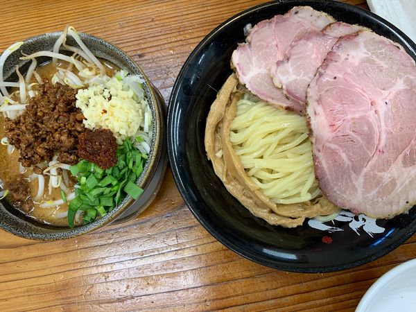 「辛味噌つけ麺」@らーめん逆流の写真