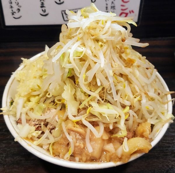 「小豚そば（全マシ）８００円」@大盛軒の写真