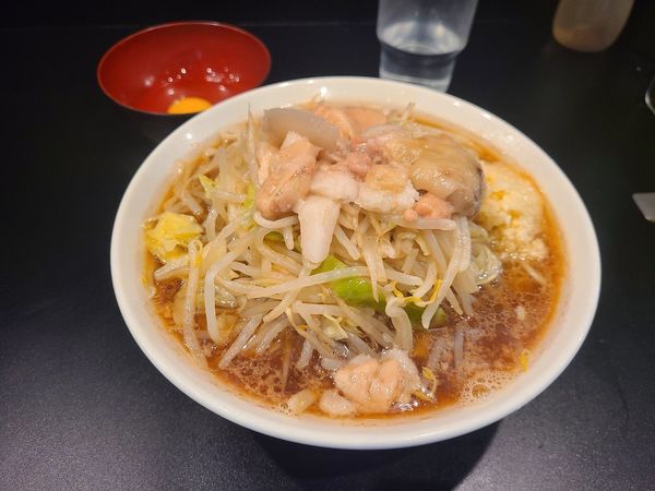 「ミニラーメン+卵」@豚風。の写真