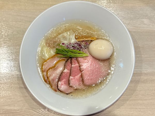 「★特製 中華蕎麦(塩)🍜¥1,400」@宍道湖しじみ中華蕎麦 琥珀 東京本店の写真