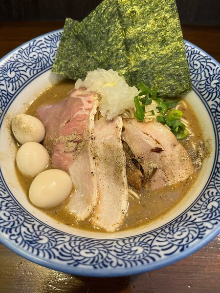 「濃厚煮干しそば」@煮干し中華蕎麦 山崎の写真