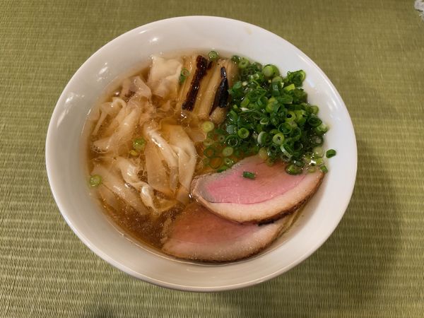 「鴨ワンタンらーめん(980円)」@らーめん 鴨and葱の写真