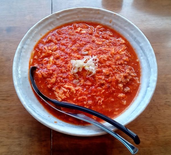 「とまとタンタンメン 7辛 大盛り」@麺や 新のすけの写真