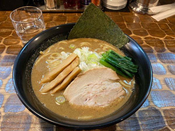 「魚介とんこつ醤油・大盛」@つけめん・らーめん活龍 下館店の写真