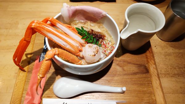 「蟹スタイル塩　（限定）」@麺スタイル林の写真