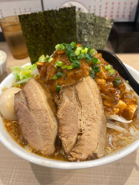 「特製辛らー麺中盛　野菜増し」@らー麺 だるまの写真