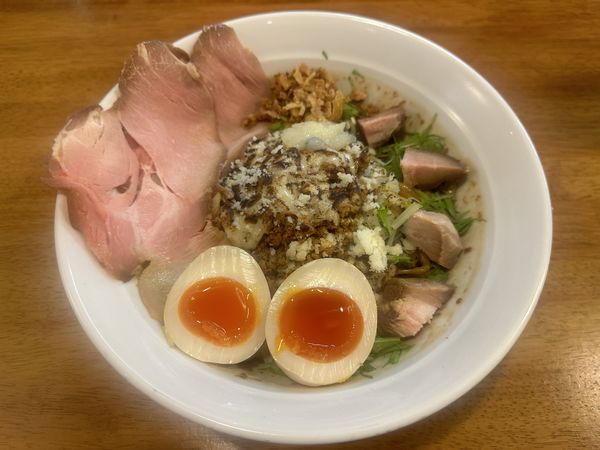 「限定・燻製チーズまぜそば特製1180円」@らぁ麺はうす Sumika0の写真