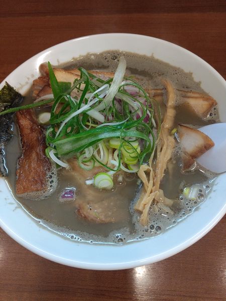 「濃い煮干しチャーシュー麺」@自家製麺☆宇都宮餃子 こむさしの写真