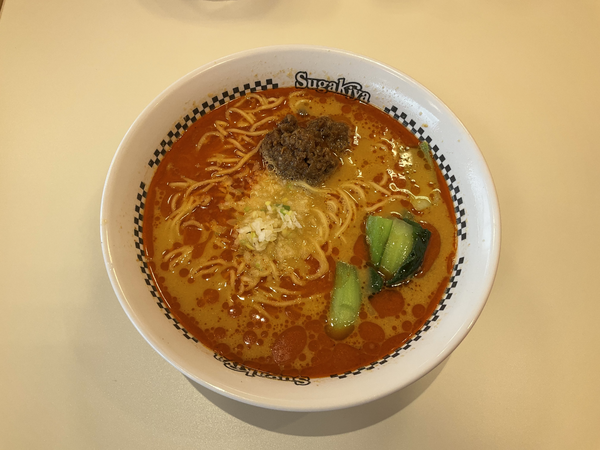 「坦々麺　550円」@スガキヤ イオンタウン本巣店の写真