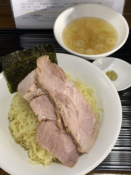「淡麗潮中華そば(つけ麺変更375g)1000円」@流行るより愛される一杯をの写真