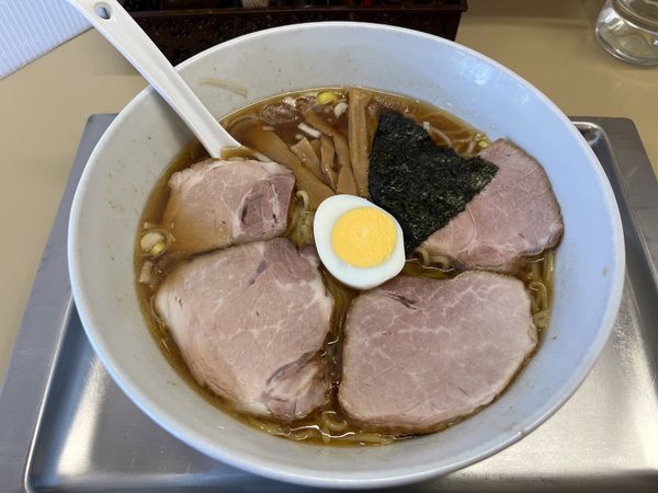 「チャーシュー麺　普通　麺硬め　1150円」@中華そば 大咲の写真