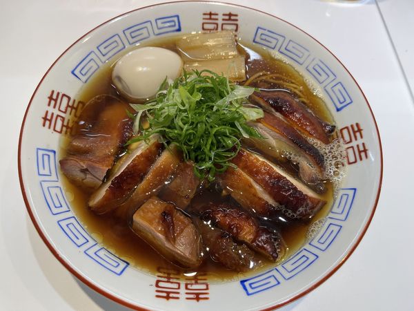 「ねぎまそば２＋アローカナ」@上方レインボーの写真