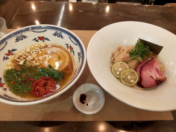 「もち麦つけ麺」@MENSHOの写真