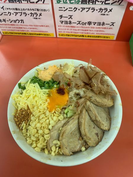 「まぜそば　大」@らー麺 ぶたのジョーの写真