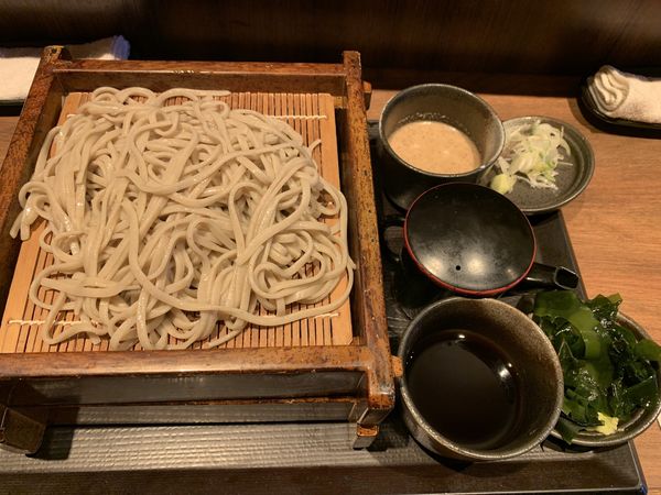 「2色2枚もりそば(700円)」@十割蕎麦 さ竹 恵比寿店の写真