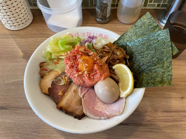 「【限定】明太まぜそば」@はつがい商店の写真