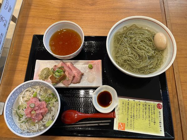 「名古屋コーチンの昆布水つけ麺」@中華そば よしかわ 三井アウトレットパーク入間店の写真