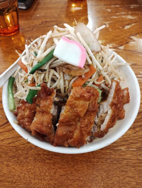 「排骨タンメン(野菜増し)」@極濃湯麺 フタツメ 貝沢店の写真