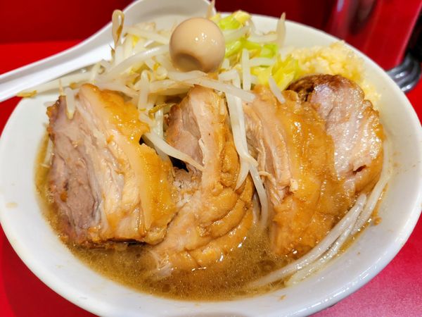「ラーメン少なめ+豚二枚」@麺屋HEROの写真
