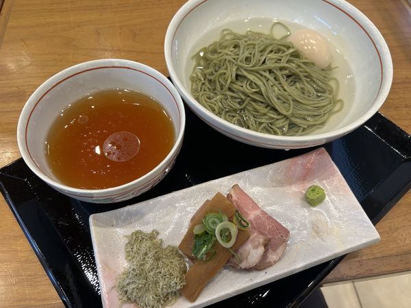 「名古屋コーチンの昆布水つけ麺1000円」@中華そば よしかわ 三井アウトレットパーク入間店の写真