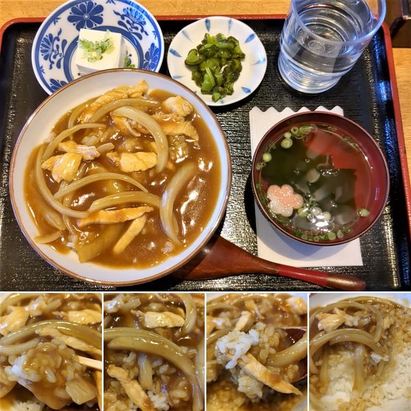 「カレー丼　850円」@二天門 やぶの写真