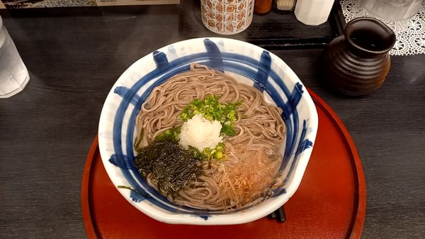 「出雲釜揚げ手打ちそば」@出雲の國 麺屋 JR出雲市駅店の写真